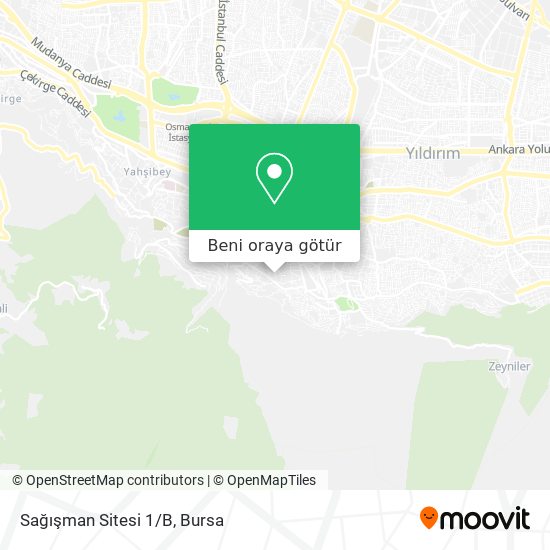 Sağışman Sitesi 1/B harita