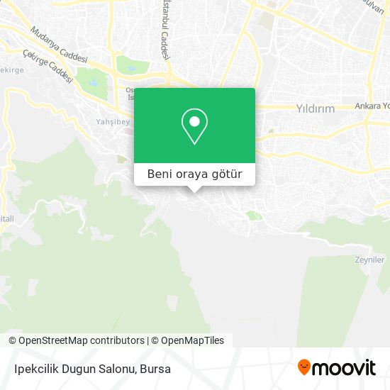 Ipekcilik Dugun Salonu harita