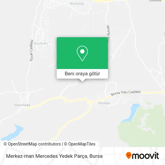 Merkez-man Mercedes Yedek Parça harita
