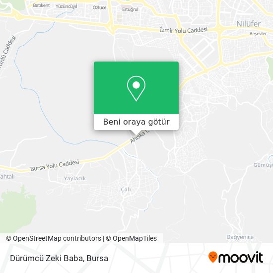 Dürümcü Zeki Baba harita