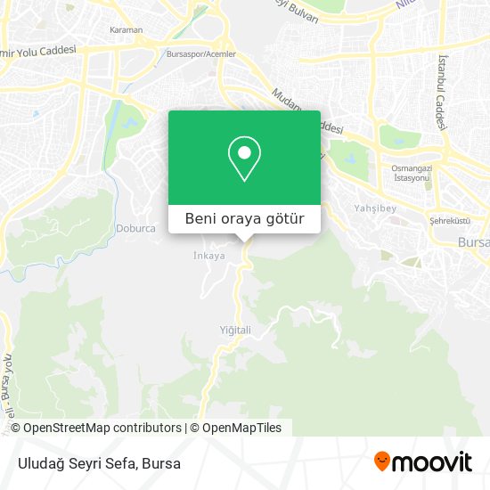 Uludağ Seyri Sefa harita