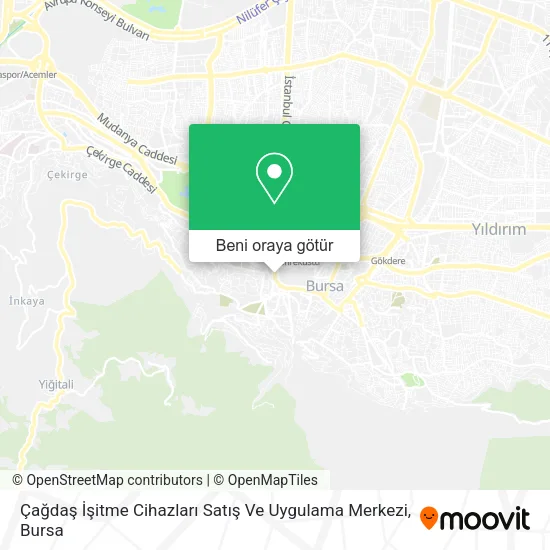 Çağdaş İşitme Cihazları Satış Ve Uygulama Merkezi harita