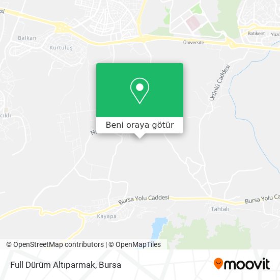 Full Dürüm Altıparmak harita