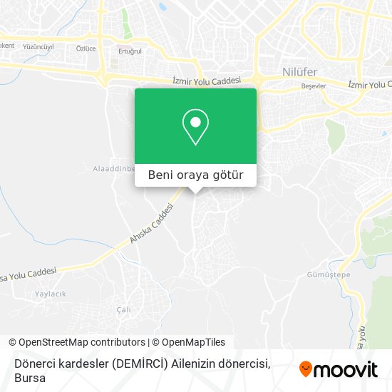 Dönerci kardesler (DEMİRCİ) Ailenizin dönercisi harita