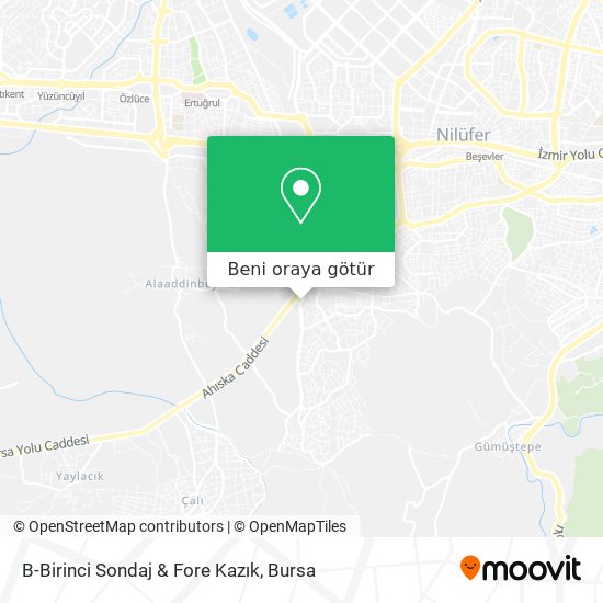 B-Birinci Sondaj & Fore Kazık harita