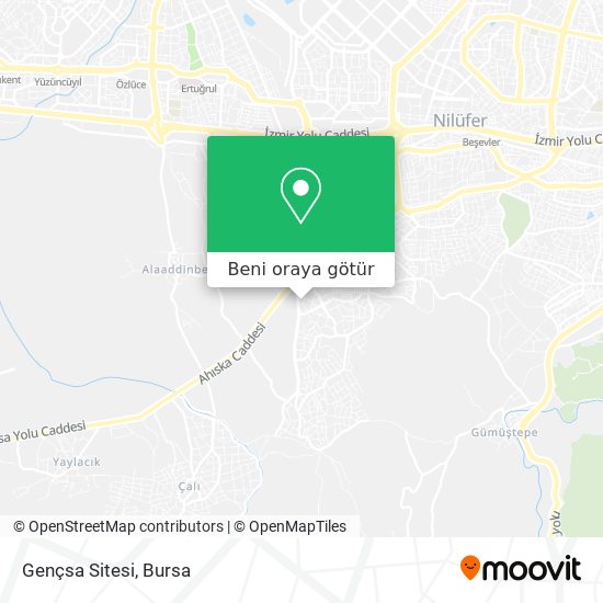 Gençsa Sitesi harita