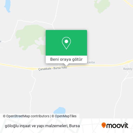 göloğlu inşaat ve yapı malzemeleri harita