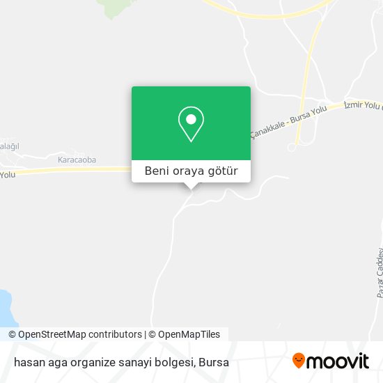 hasan aga organize sanayi bolgesi harita