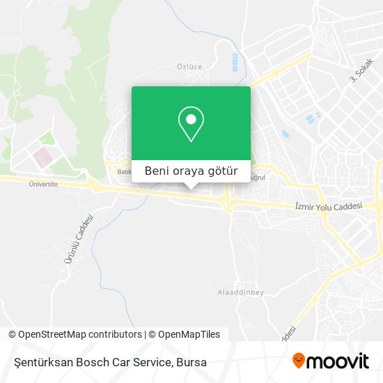 Şentürksan Bosch Car Service harita