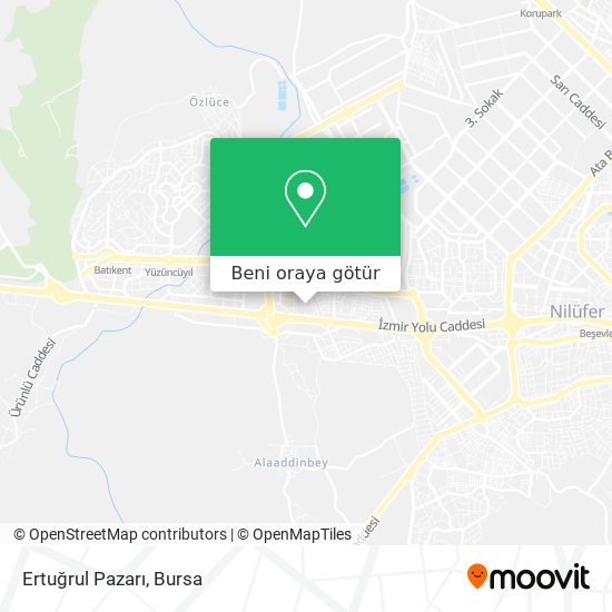 Ertuğrul Pazarı harita