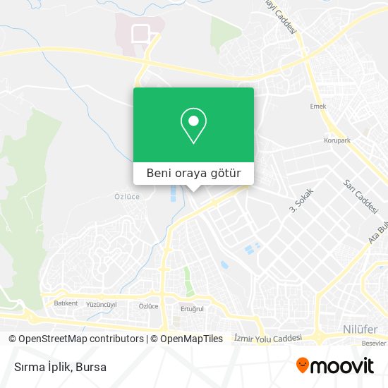 Sırma İplik harita