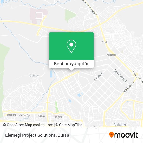 Elemeği Project Solutions harita