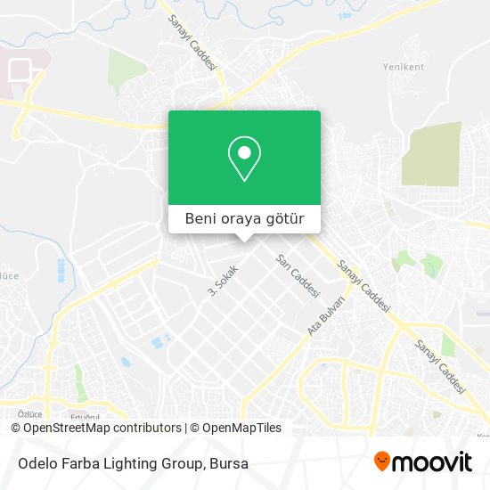 Odelo Farba Lighting Group harita