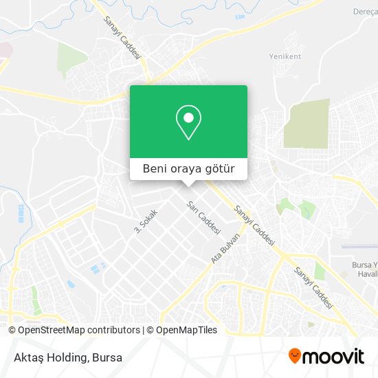 Aktaş Holding harita