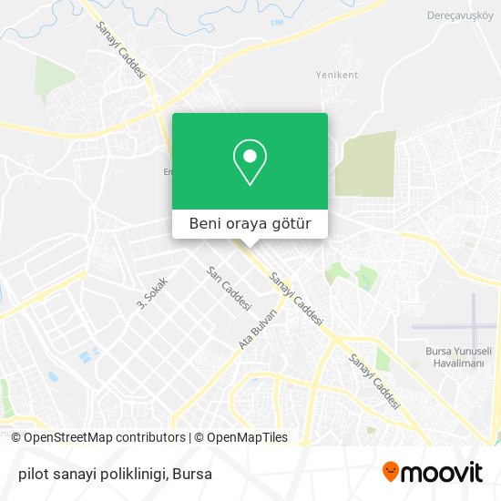 pilot sanayi poliklinigi harita