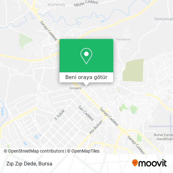 Zıp Zıp Dede harita
