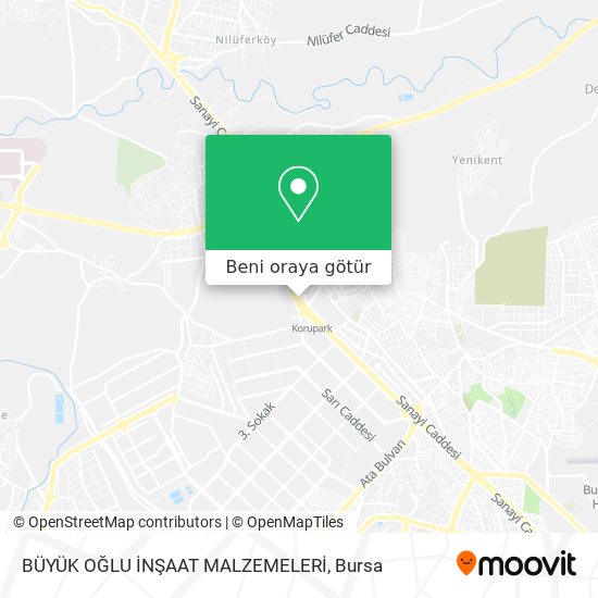 BÜYÜK OĞLU İNŞAAT MALZEMELERİ harita