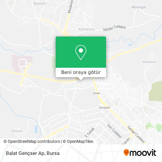 Balat Gençser Ap harita