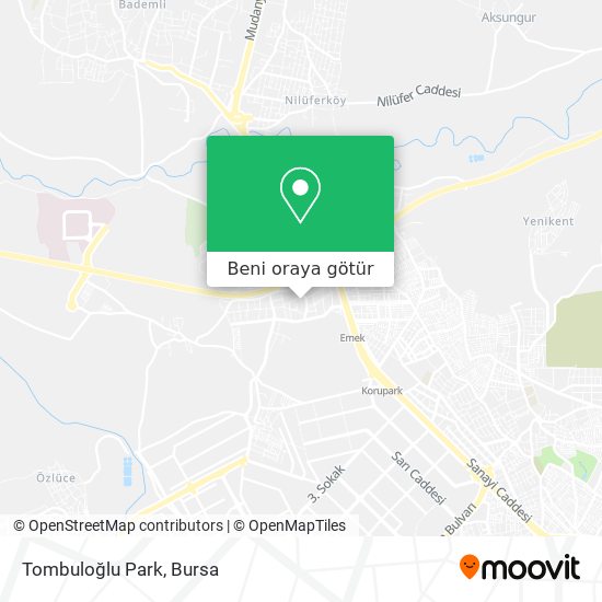 Tombuloğlu Park harita