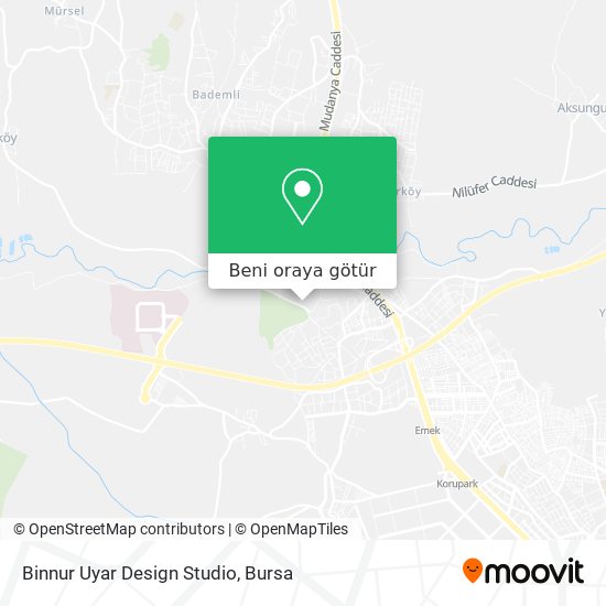 Binnur Uyar Design Studio harita