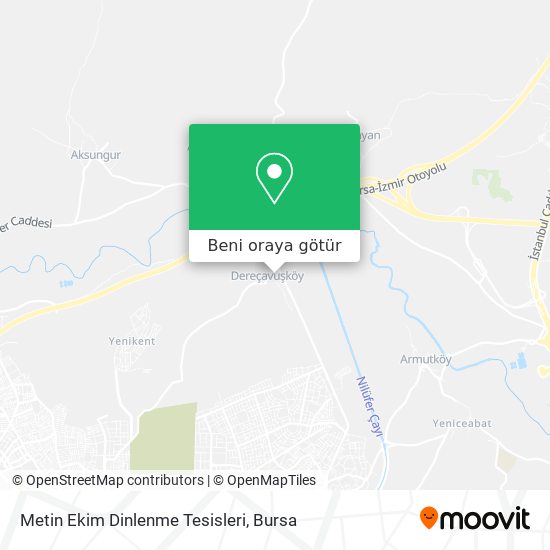 Metin Ekim Dinlenme Tesisleri harita