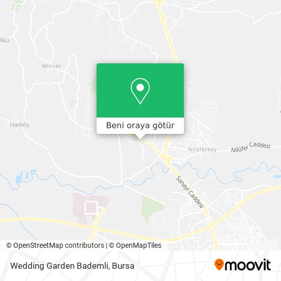 Wedding Garden Bademli harita