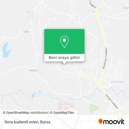 Rota bademli evleri harita
