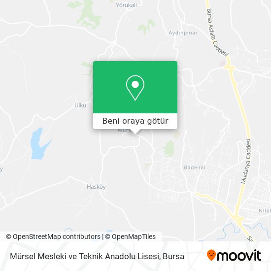 Mürsel Mesleki ve Teknik Anadolu Lisesi harita