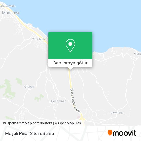 Meşeli Pınar Sitesi harita