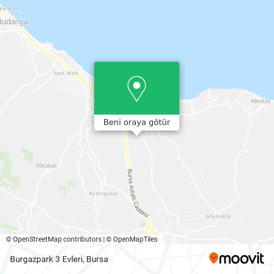 Burgazpark 3 Evleri harita