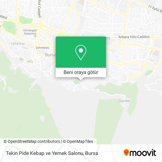 Tekin Pide Kebap ve Yemek Salonu harita