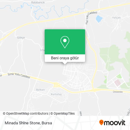 Minada Shlne Stone harita