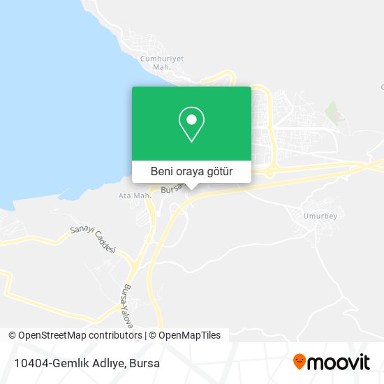 10404-Gemlık Adlıye harita