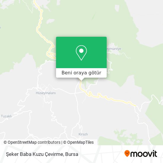 Şeker Baba Kuzu Çevirme harita