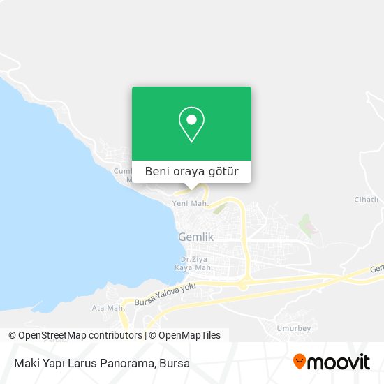 Maki Yapı Larus Panorama harita