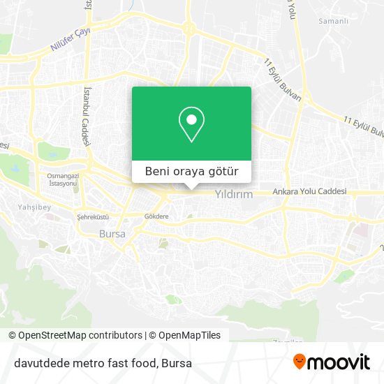 davutdede metro fast food harita