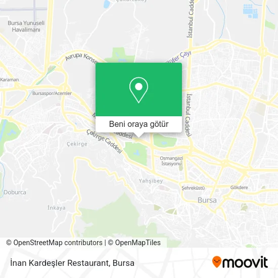 İnan Kardeşler Restaurant harita