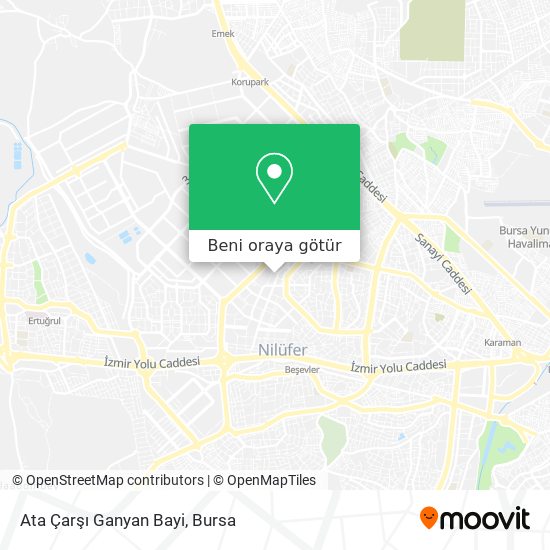 Ata Çarşı Ganyan Bayi harita