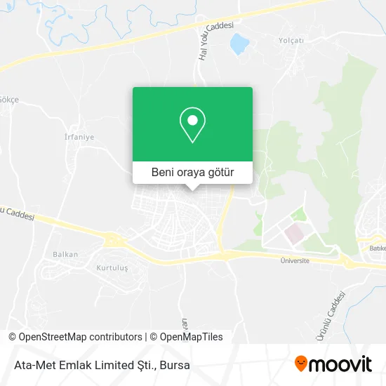 Ata-Met Emlak Limited Şti. harita