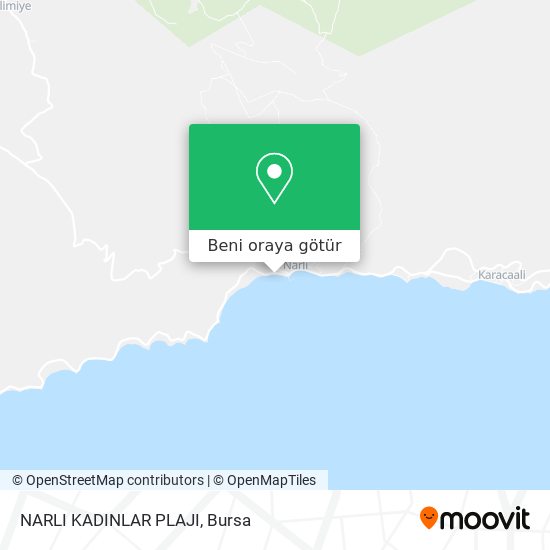 NARLI KADINLAR PLAJI harita