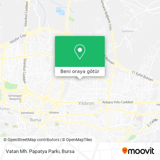 Vatan Mh. Papatya Parkı harita