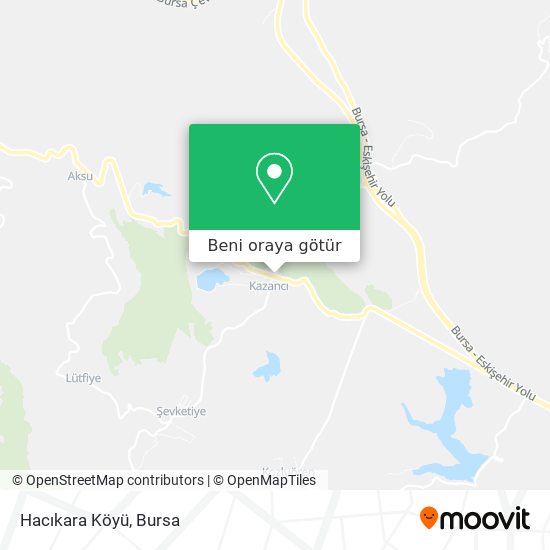 Hacıkara Köyü harita
