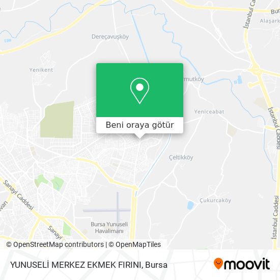 YUNUSELİ MERKEZ EKMEK FIRINI harita