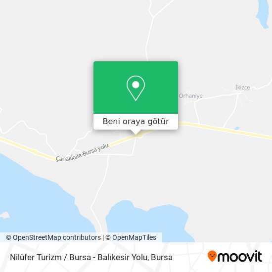 Nilüfer Turizm / Bursa - Balıkesir Yolu harita
