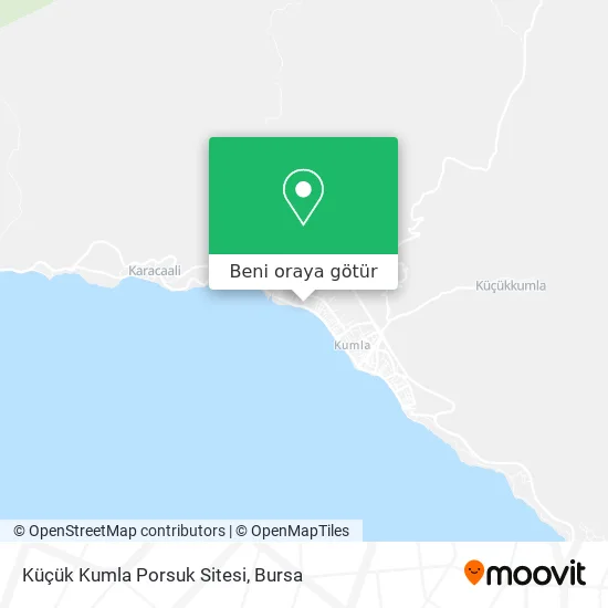 Küçük Kumla Porsuk Sitesi harita
