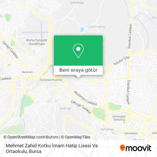 Mehmet Zahid Kotku İmam Hatip Lisesi Ve Ortaokulu harita