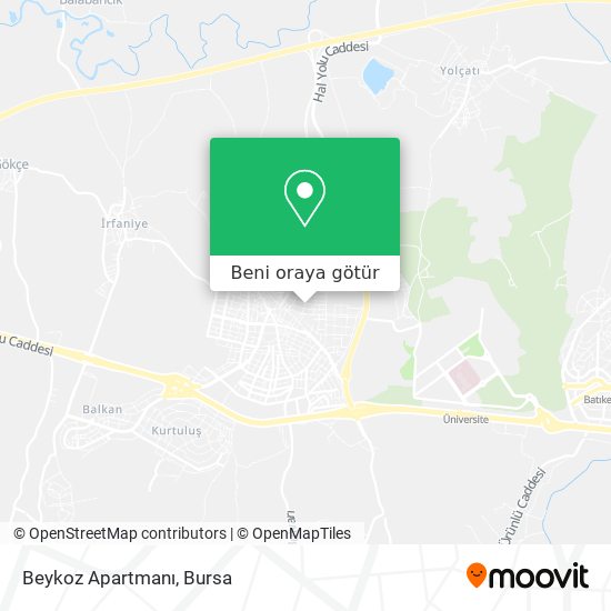 Beykoz Apartmanı harita