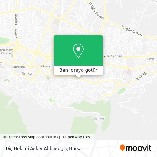 Diş Hekimi Asker Abbasoğlu harita