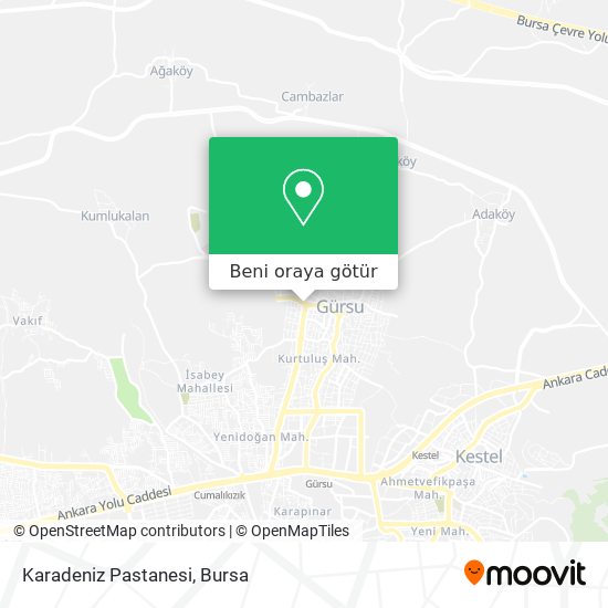 Karadeniz Pastanesi harita
