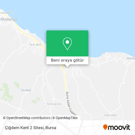 Çiğdem Kent 2 Sitesi harita